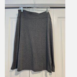 Great Northwest Indigo Knit Midi Skirt — Dark Gray — Pull-On, XL